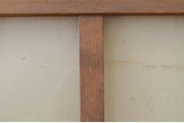 アンティーク建具　大正ロマン　懐かしい雰囲気漂うガラス戸1枚(引き戸)(R-071383)