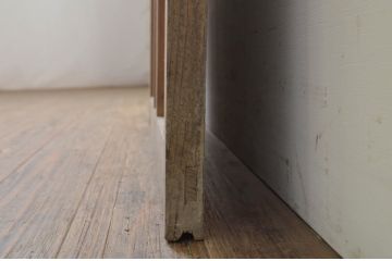 アンティーク建具　大正ロマン　懐かしい雰囲気漂うガラス戸1枚(引き戸)(R-071383)