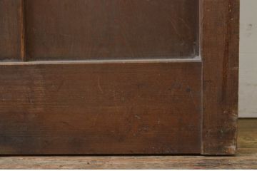 アンティーク建具　どこか懐かしい雰囲気を感じる幅狭ガラス戸1枚(引き戸)(R-071385)
