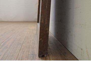 アンティーク建具　どこか懐かしい雰囲気を感じる幅狭ガラス戸1枚(引き戸)(R-071385)