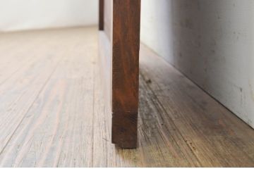 アンティーク建具　レトロな空間作りにおすすめなガラス入り板戸1枚(ガラス戸、引き戸)(R-071394)