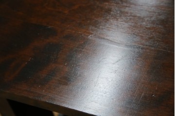 中古　北海道民芸家具　モダンな佇まいが魅力的な飾り棚　(R-071457)