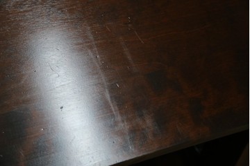 中古　北海道民芸家具　モダンな佇まいが魅力的な飾り棚　(R-071457)