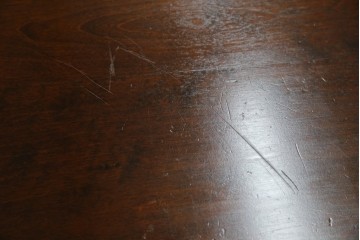 中古　北海道民芸家具　モダンな佇まいが魅力的な飾り棚　(R-071457)