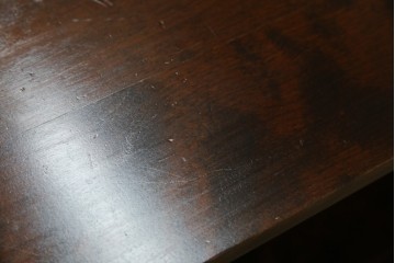 中古　北海道民芸家具　モダンな佇まいが魅力的な飾り棚　(R-071457)