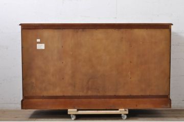 中古　希少モデル　DREXEL HERITAGE(ドレクセルヘリテイジ)　落ち着いた色味と抜群の収納力が魅力のオープンシェルフサイドボード(収納棚、飾り棚、サイドキャビネット)(R-071458)