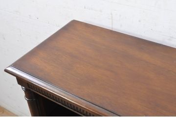 中古　希少モデル　DREXEL HERITAGE(ドレクセルヘリテイジ)　落ち着いた色味と抜群の収納力が魅力のオープンシェルフサイドボード(収納棚、飾り棚、サイドキャビネット)(R-071458)