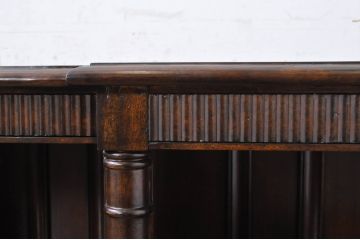 中古　希少モデル　DREXEL HERITAGE(ドレクセルヘリテイジ)　落ち着いた色味と抜群の収納力が魅力のオープンシェルフサイドボード(収納棚、飾り棚、サイドキャビネット)(R-071458)