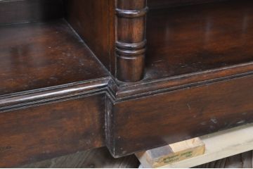 中古　希少モデル　DREXEL HERITAGE(ドレクセルヘリテイジ)　落ち着いた色味と抜群の収納力が魅力のオープンシェルフサイドボード(収納棚、飾り棚、サイドキャビネット)(R-071458)