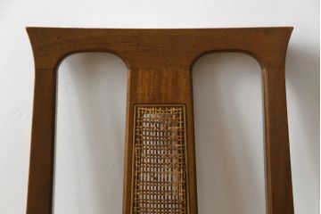 中古　DREXEL HERITAGE(ドレクセルヘリテイジ)　TRIUNE(トライユン)　クラシカルなデザインが魅力的なダイニングチェア4脚セット(サイドチェア、椅子、イス)(R-071461)