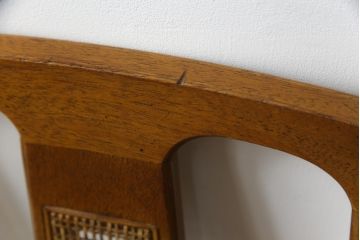 中古　DREXEL HERITAGE(ドレクセルヘリテイジ)　TRIUNE(トライユン)　クラシカルなデザインが魅力的なダイニングチェア4脚セット(サイドチェア、椅子、イス)(R-071461)