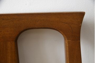 中古　DREXEL HERITAGE(ドレクセルヘリテイジ)　TRIUNE(トライユン)　クラシカルなデザインが魅力的なダイニングチェア4脚セット(サイドチェア、椅子、イス)(R-071461)
