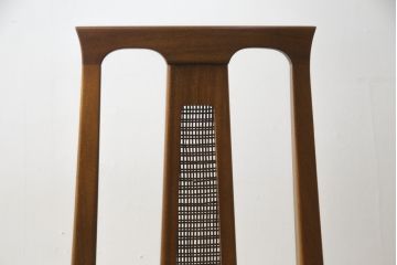 中古　DREXEL HERITAGE(ドレクセルヘリテイジ)　TRIUNE(トライユン)　クラシカルなデザインが魅力的なダイニングチェア4脚セット(サイドチェア、椅子、イス)(R-071461)