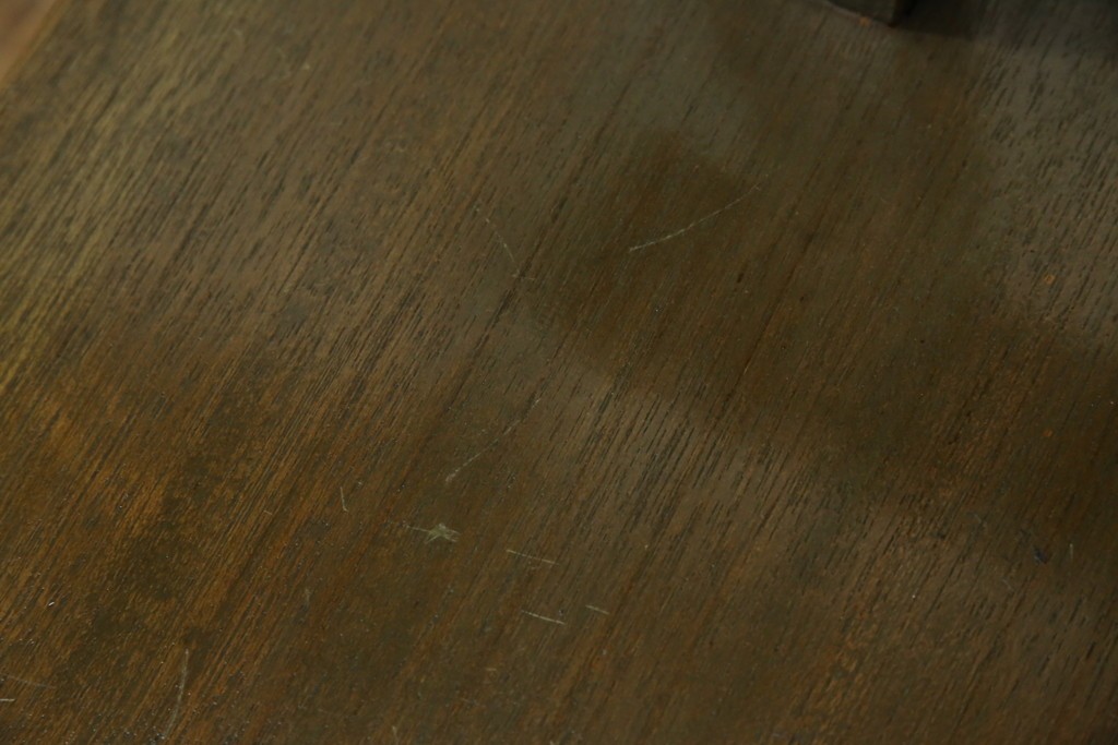 和製アンティーク　タモ材　ラワン材　ノスタルジックな雰囲気漂う古い教会のアームチェア2脚セット　(R-071466)