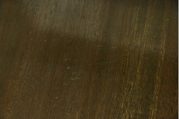 和製アンティーク　タモ材　ラワン材　ノスタルジックな雰囲気漂う古い教会のアームチェア2脚セット　(R-071466)