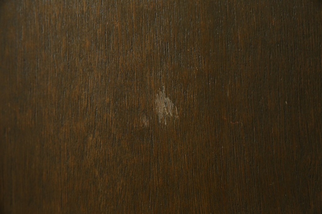 和製アンティーク　タモ材　ラワン材　ノスタルジックな雰囲気漂う古い教会のアームチェア　(R-071467)