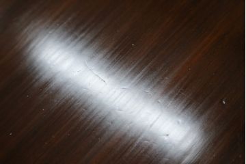 イギリスアンティーク　マホガニー材　猫脚が魅力のリボルビングブックシェルフ(本棚、書棚、英国)(R-071470)