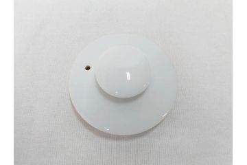 今泉今右衛門　錦桃絵　鮮やかな色合いの桃絵が美しい茶器セット(急須、湯呑み5客、湯のみ、茶道具、色鍋島、色絵、和食器、共箱付き)(R-071494)
