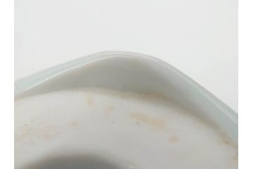 明治期?　伊万里　染付　約11cm　3.6寸　丸いフォルムがぽってりしていて可愛らしい茶碗2客セット(和食器、三寸六分)(R-071498)