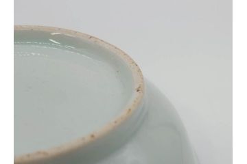 江戸期　古伊万里　染付　編笠文　約15cm　4.9寸　珍しい図柄と藍色の濃淡が印象的な八角皿3枚セット(編み笠、傘、カサ、かさ、変形皿、深皿、和皿、和食器、四寸九分)(R-071499)