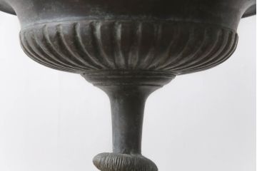 MAITLAND SMITH(メートランドスミス)　ブロンズ　ゾウ　上品ながらも迫力のある躍動感が魅力的な水鉢(象、水盤、花器、ブロンズ像、オブジェ、置物)(R-071500)