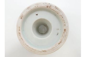 江戸後期?　伊万里　染付　線描　手描きの温かみが感じられる盃洗(松竹梅文、杯洗、高台鉢、フルーツボウル、コンポート、和食器)(R-071503)