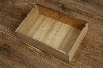和製ビンテージ　美品!!　最高級!!　黒田辰秋インスパイア作品　指物職人手造り　総欅(ケヤキ)材　拭き漆塗り　美しい杢目が上質な和の雰囲気を演出する隠し収納付き飾り棚(茶棚、収納棚、サイドボード、店舗什器、ヴィンテージ)(定価約170万円)(R-071504)