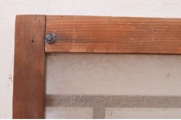 アンティーク建具　大正ロマン　和モダンな空間を演出するガラス欄間1枚(明り取り、明かり取り)(R-071519)
