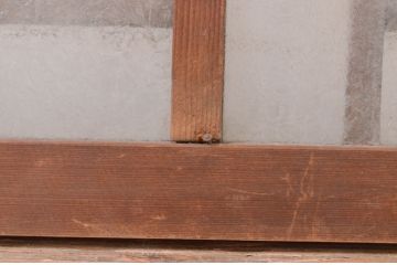 アンティーク建具　大正ロマン　和モダンな空間を演出するガラス欄間1枚(明り取り、明かり取り)(R-071519)