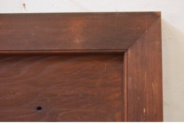 アンティーク建具　迫力ある鯉のデザインが素晴らしい透かし彫り欄間1枚(明り取り、明かり取り)(R-071520)