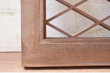 アンティーク建具　上品な和の空間を演出する組子欄間1枚(明り取り、明かり取り)(R-071521)