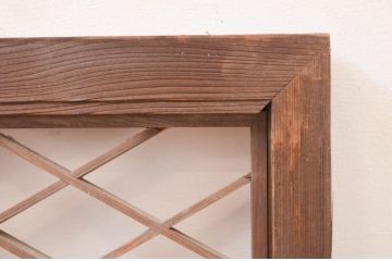アンティーク建具　上品な和の空間を演出する組子欄間1枚(明り取り、明かり取り)(R-071521)