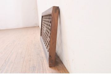 アンティーク建具　上品な和の空間を演出する組子欄間1枚(明り取り、明かり取り)(R-071521)
