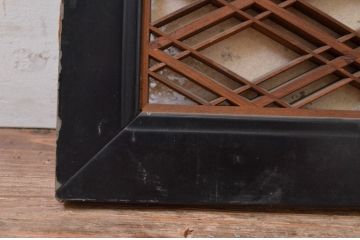 アンティーク建具　落ち着いた和の空間を演出する組子欄間1枚(明り取り、明かり取り)(R-071533)