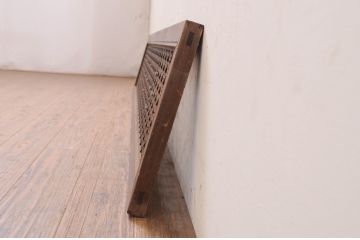 アンティーク建具　上品な和の空間を演出する組子欄間1枚(明り取り、明かり取り)(R-071535)