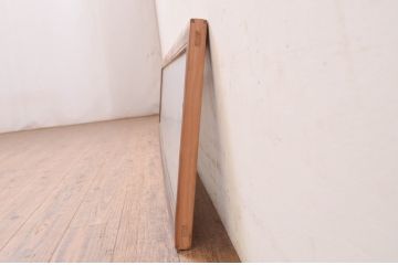 アンティーク建具　片面ガラス　和の趣溢れる格子欄間1枚(明り取り、明かり取り)(R-071538)