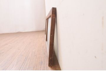 アンティーク建具　大正ロマン　ノスタルジックな雰囲気漂うガラス欄間1枚(窓、明り取り、明かり取り)(R-071542)
