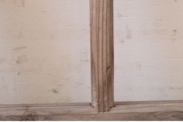 アンティーク建具　レトロな雰囲気を醸し出す明かり取り1枚(明り取り、ガラス欄間)(R-071552)