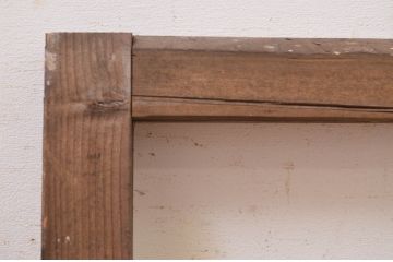 アンティーク建具　レトロな雰囲気を醸し出す明かり取り1枚(明り取り、ガラス欄間)(R-071552)