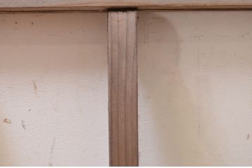 アンティーク建具　レトロな雰囲気を醸し出す明かり取り1枚(明り取り、ガラス欄間)(R-071552)