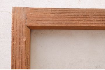 アンティーク建具　どこか懐かしい雰囲気を醸し出す明かり取り1枚(ガラス欄間、明り取り)(R-071553)