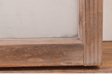 アンティーク建具　どこか懐かしい雰囲気を醸し出す明かり取り1枚(ガラス欄間、明り取り)(R-071553)