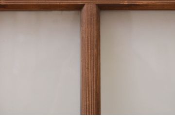 アンティーク建具　どこか懐かしい雰囲気を醸し出す明かり取り1枚(明り取り、ガラス欄間)(R-071554)