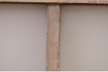 アンティーク建具　どこか懐かしい雰囲気を醸し出す明かり取り1枚(明り取り、ガラス欄間)(R-071554)