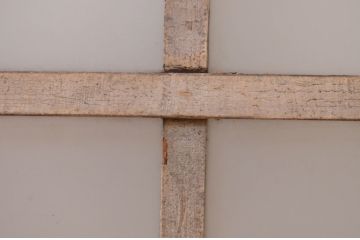 アンティーク建具　どこか懐かしい雰囲気を醸し出す明かり取り1枚(明り取り、ガラス欄間)(R-071554)