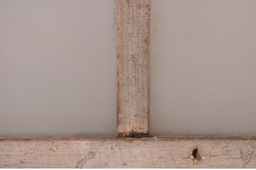 アンティーク建具　どこか懐かしい雰囲気を醸し出す明かり取り1枚(明り取り、ガラス欄間)(R-071554)