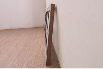 アンティーク建具　どこか懐かしい雰囲気を醸し出す明かり取り1枚(明り取り、ガラス欄間)(R-071554)