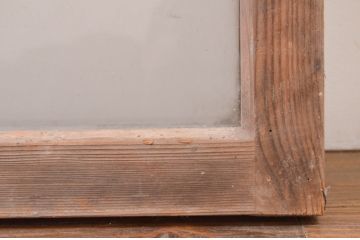 アンティーク建具　レトロな雰囲気を醸し出す明かり取り1枚(明り取り、ガラス欄間)(R-071555)