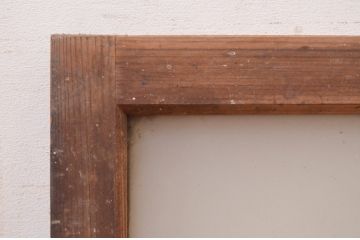 アンティーク建具　レトロな雰囲気を醸し出す明かり取り1枚(明り取り、ガラス欄間)(R-071555)