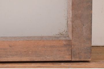 アンティーク建具　レトロな雰囲気を醸し出す明かり取り1枚(明り取り、ガラス欄間)(R-071555)